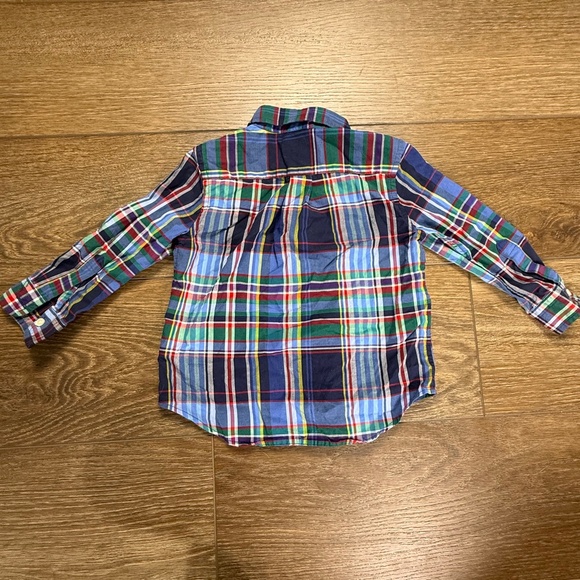 Polo Ralph Lauren Toddler Boy's Plaid Button Down Size 18 M Long Sleeve - Picture 11 of 11